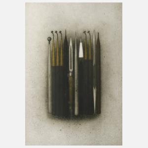 Friedrich Meckseper, "Radierwerkzeuge"