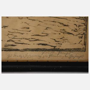 Ernst Precht, "Tanne im Schnee"