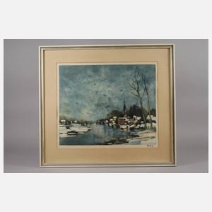 Savery, Winterliches Dorf