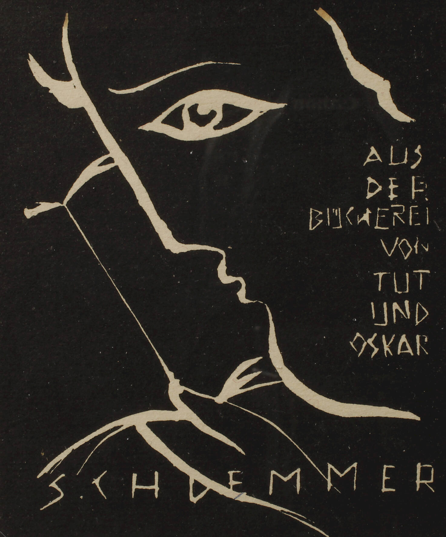 Prof. Oskar Schlemmer, Exlibris