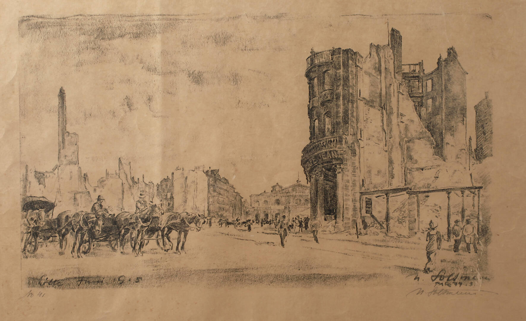 Hans Soldmann, "Lille, Juni 1915"