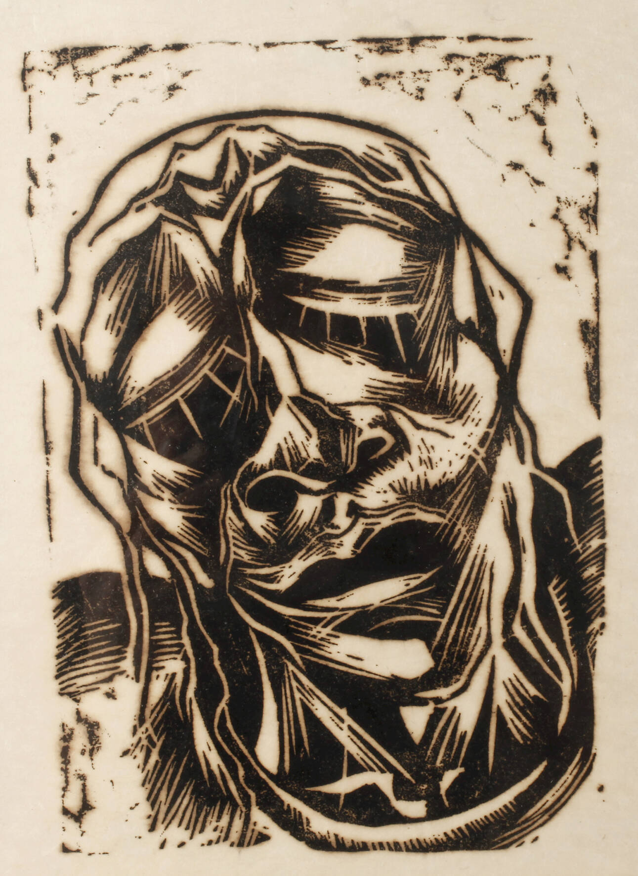 Expressionistisches Männerportrait