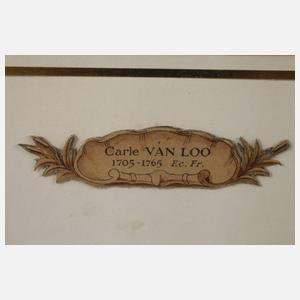 Charles André van Loo, attr., Ruhende Männer