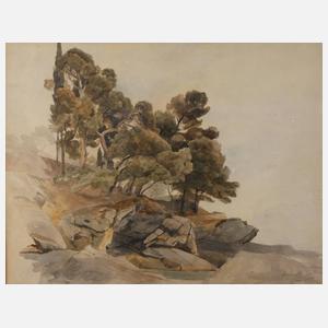 Prof. Edmund Kanoldt attr., "Mulinetti bei Recco"