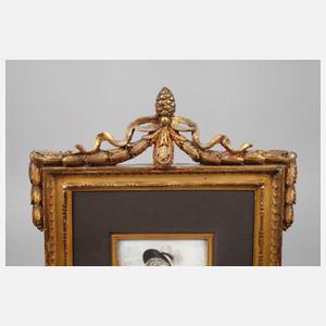 Ch. Roze, Rokoko-Damenportrait