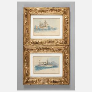 Paar Schiffsbilder