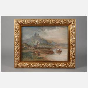 C. Brünzener, Partie am Rhein