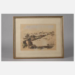 Prof. Xaver Fuhr, attr., Am Hafen