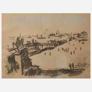 Prof. Xaver Fuhr, attr., Am Hafen