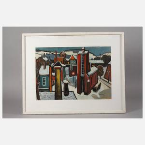 Heinz Fülfe, Stadt im Winter