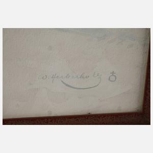 Prof. Wilhelm Herberholz, "Winter am Niederrhein"