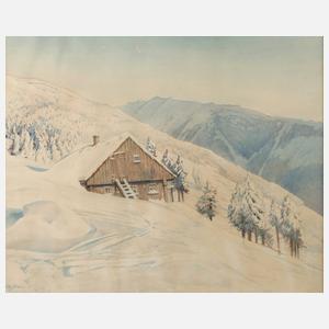 Friedrich Iwan, Winter im Riesengebirge