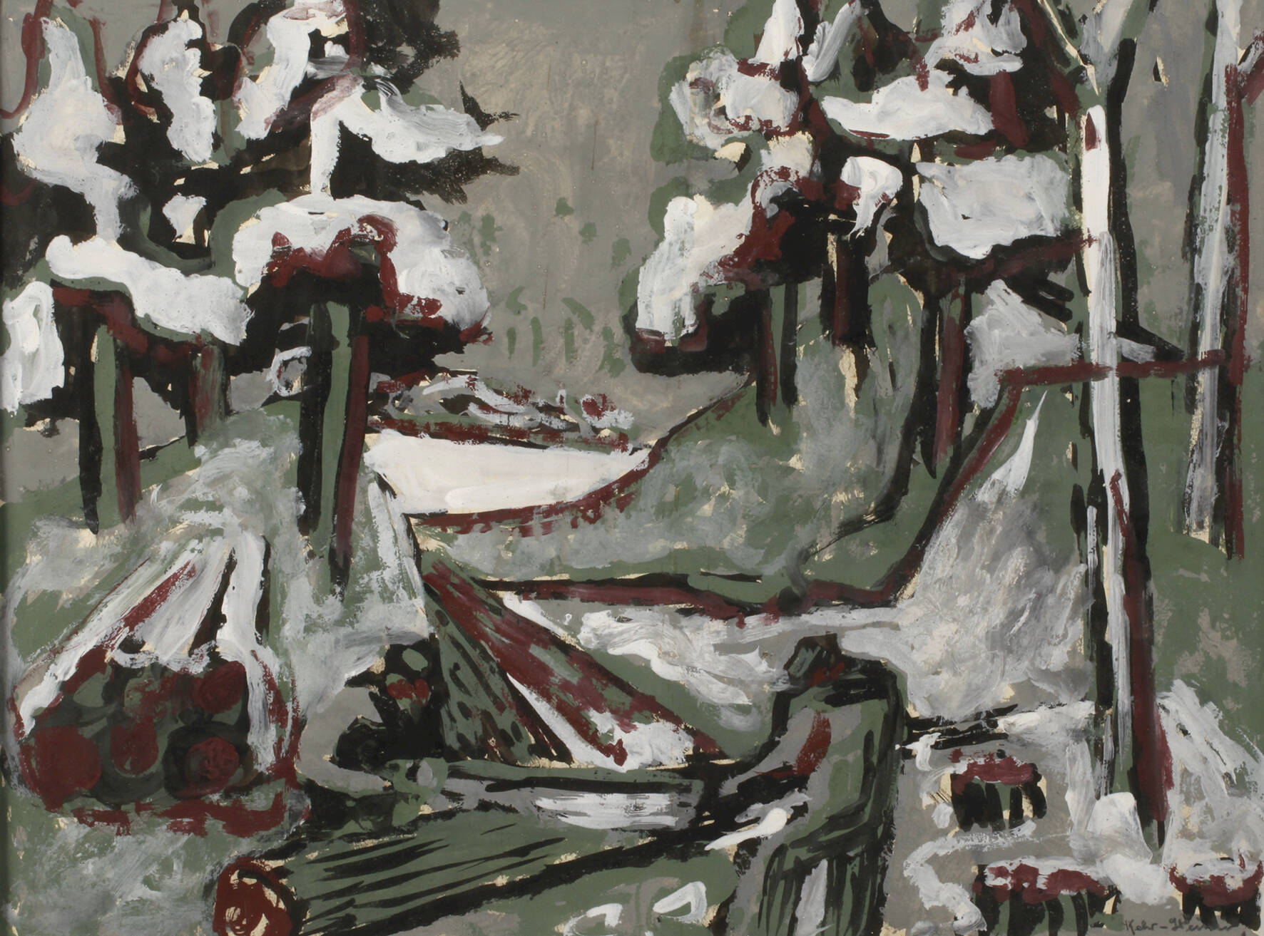 Oscar Kehr-Steiner, Winterwald