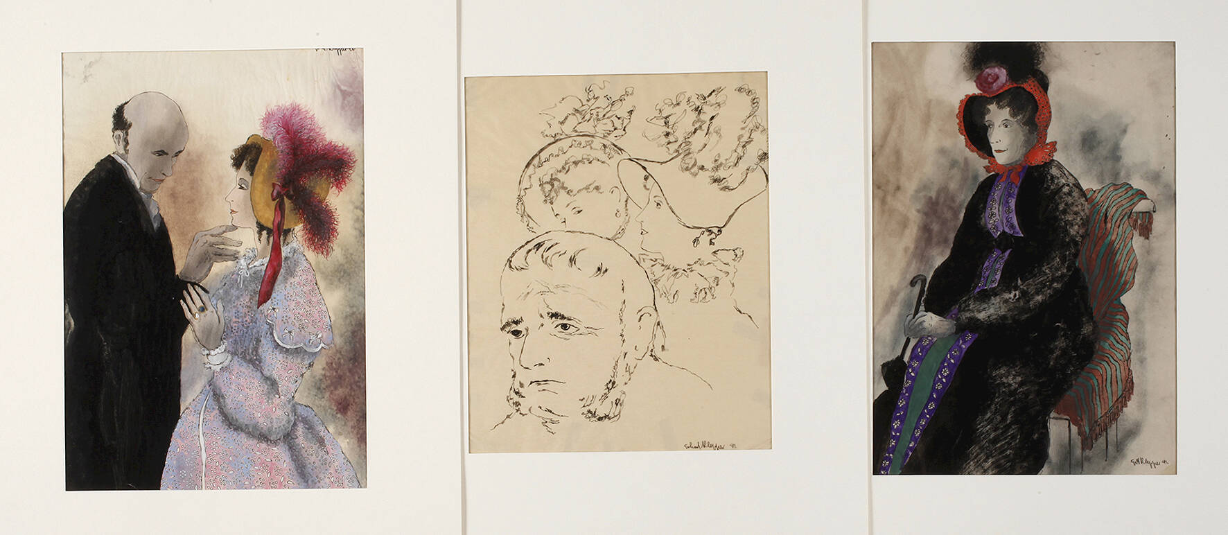 Erhard Klepper, Drei Zeichnungen