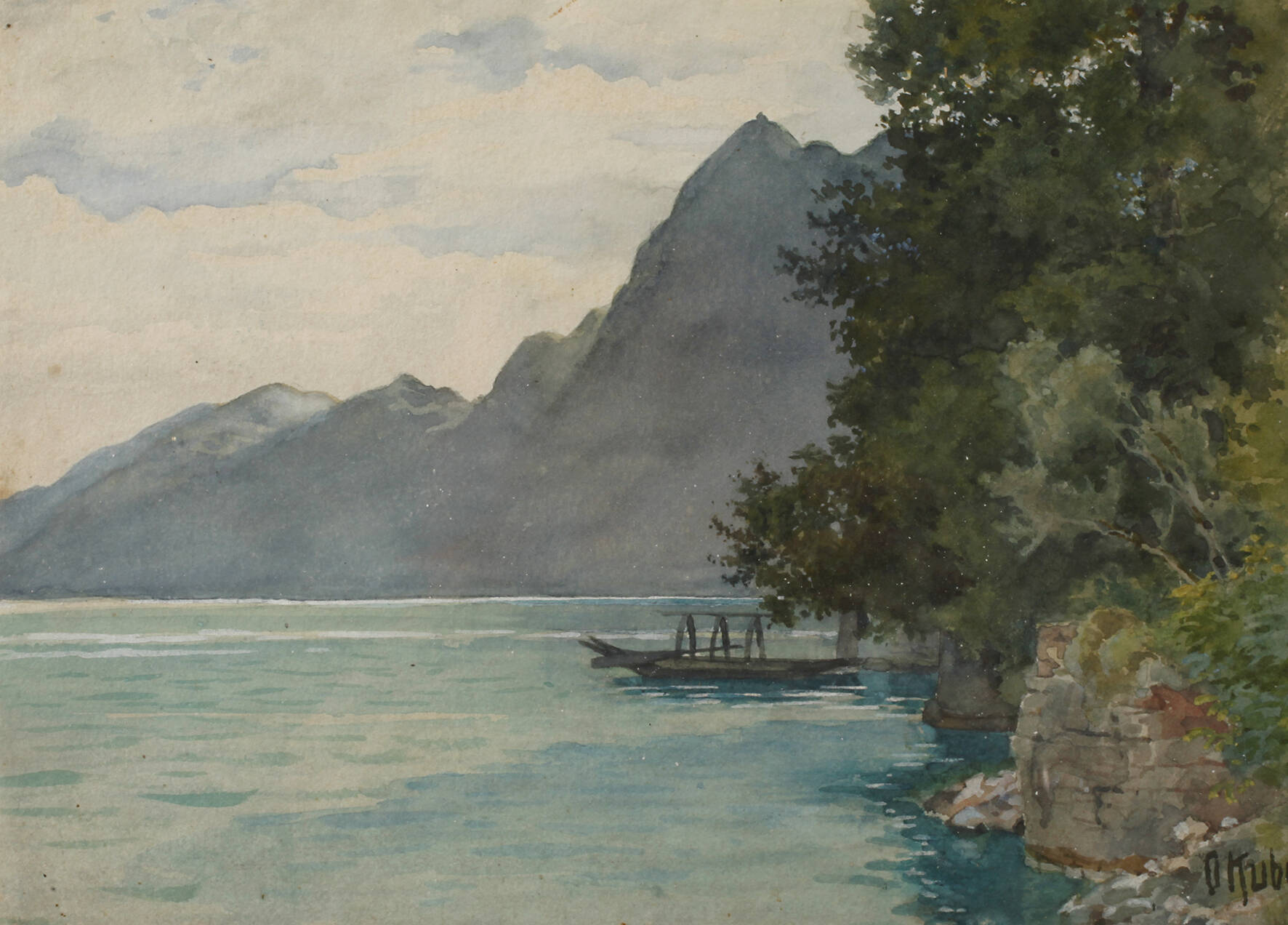 Otto Kubel, "Luganer See"