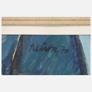 Rudolf Lühr, Stillleben mit Kaktus und Kerze