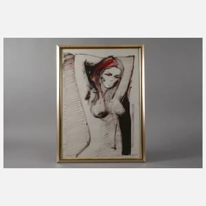 Martini, Stehender Damenakt