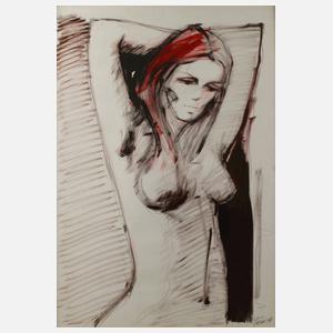 Martini, Stehender Damenakt