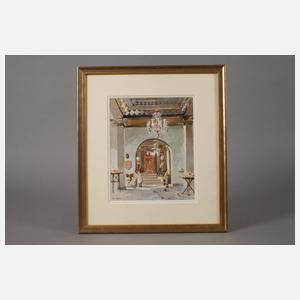 Alphons Leopold Mielich, Im Palast