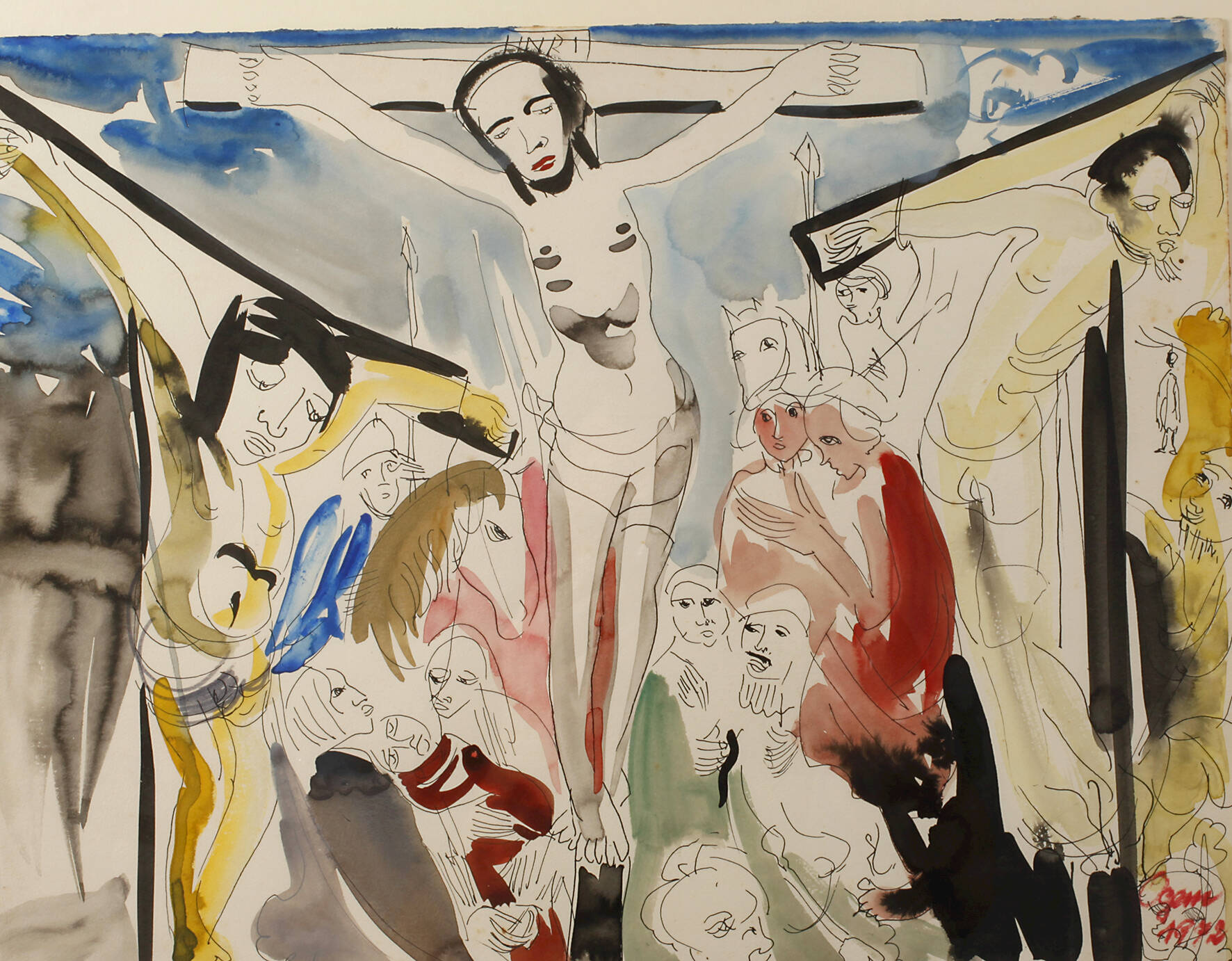 Gertrud Ogem, Kreuzigung