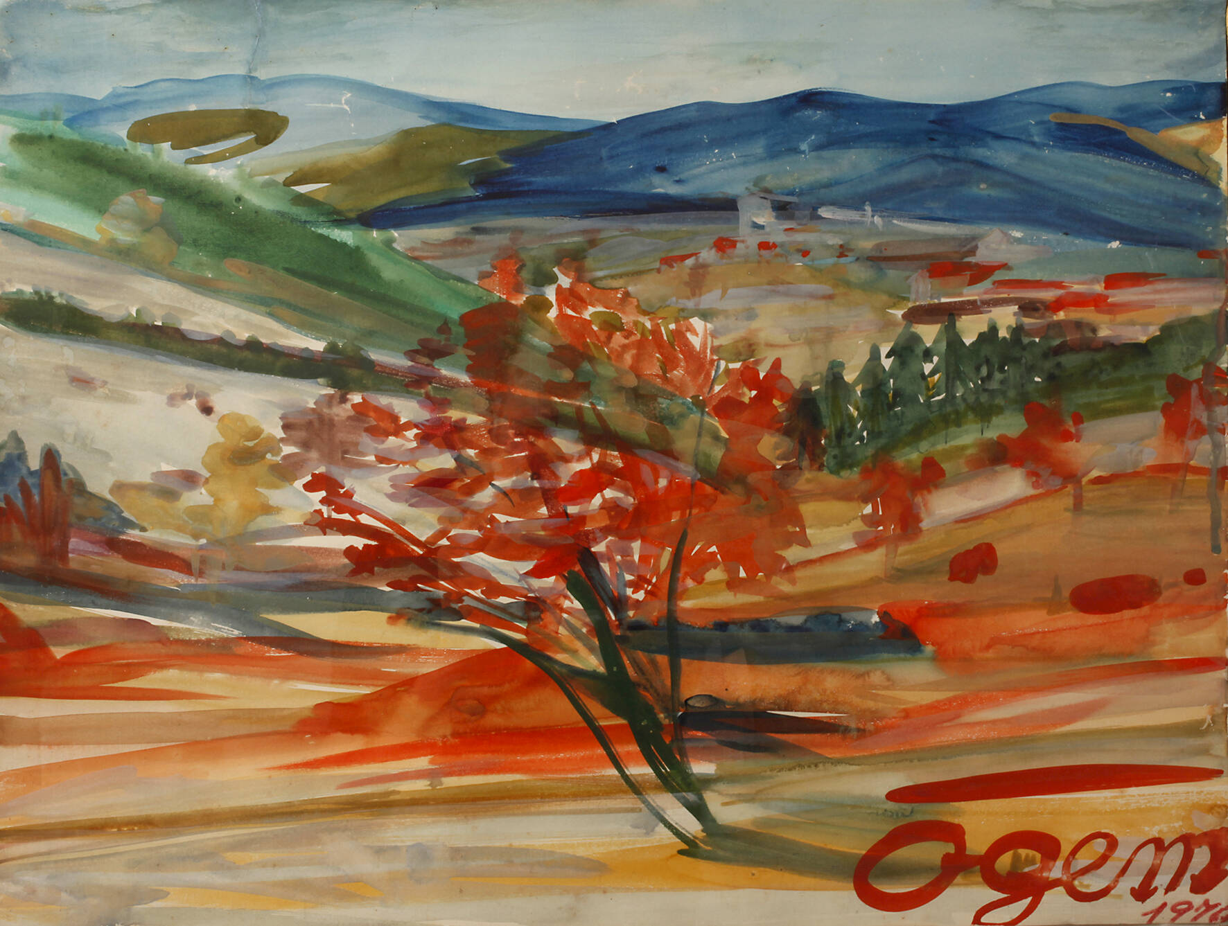 Gertrud Ogem, Landschaft