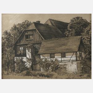 Platzdach, Bauerngehöft