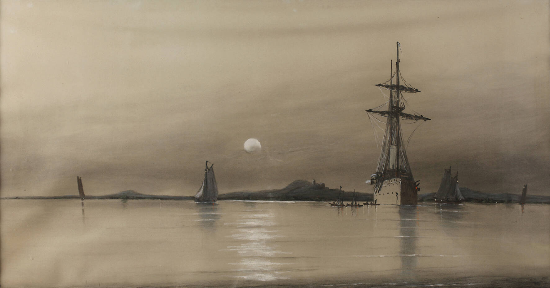 Poppe, Abend am Meer