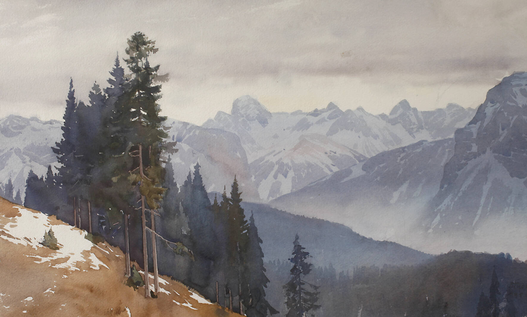 Strobel, Vorfrühling in den Bergen