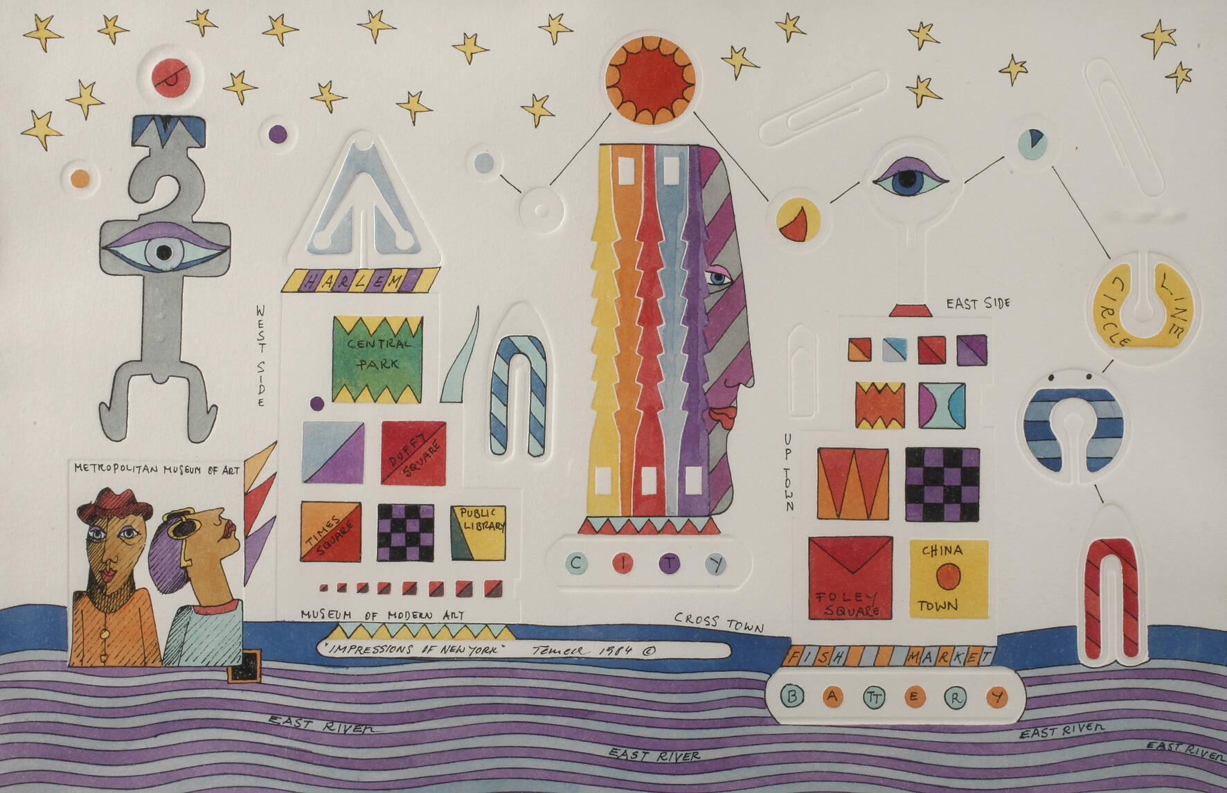 Günther Temech, "Impressions of New York"