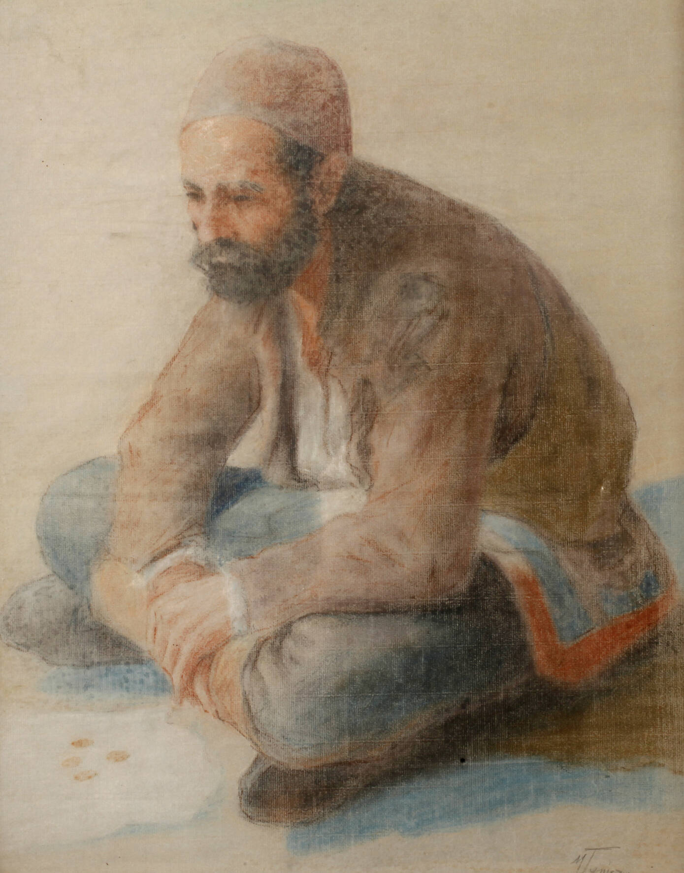 Mihajlo Timcisin, Sitzender Mann