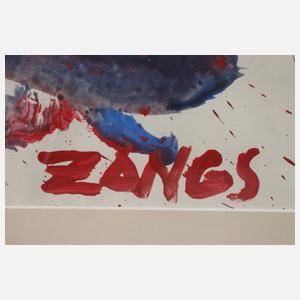 Herbert Zangs, Pinselabwicklung