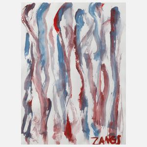 Herbert Zangs, Pinselabwicklung