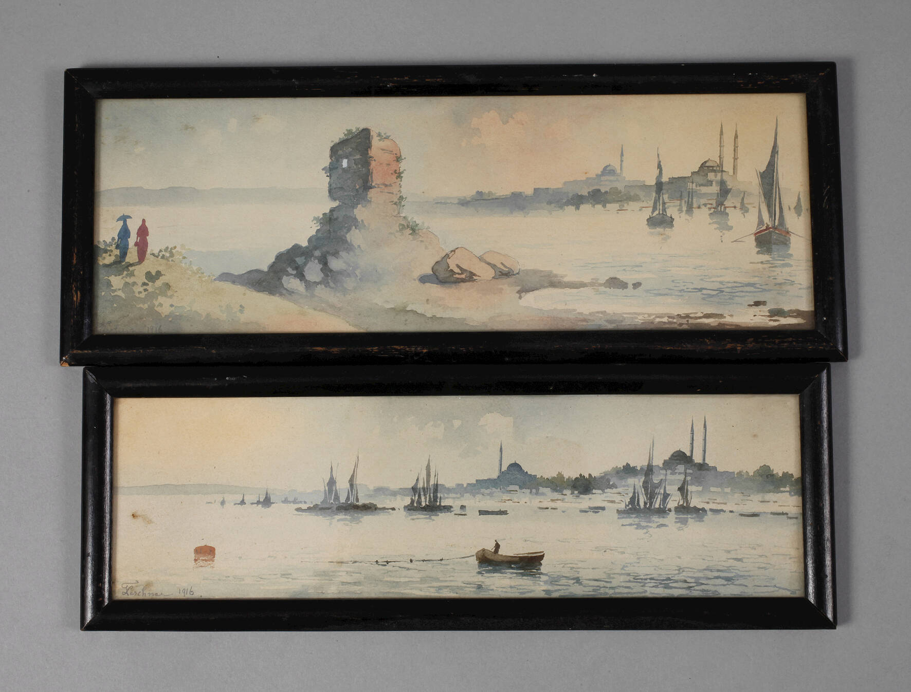 Paar Ansichten von Konstantinopel