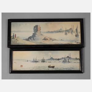 Paar Ansichten von Konstantinopel