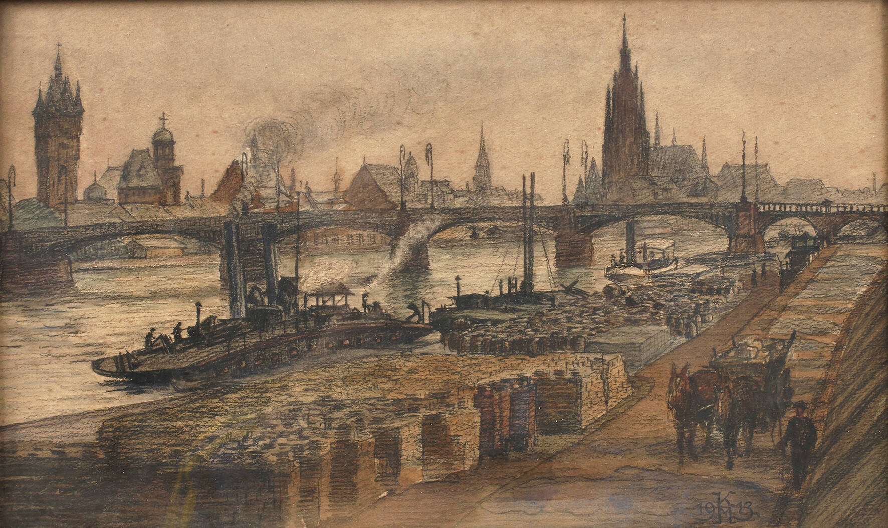 Ansicht von Frankfurt am Main