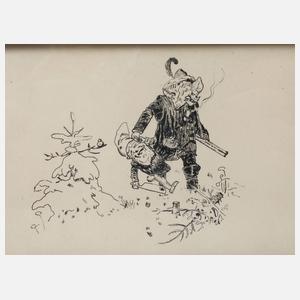 Beim Bäume stehlen erwischt