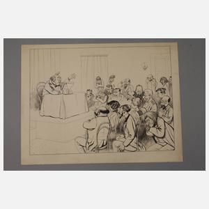 Prof. Adolf Hengeler, attr., Die Vorlesung