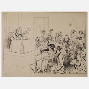 Prof. Adolf Hengeler, attr., Die Vorlesung