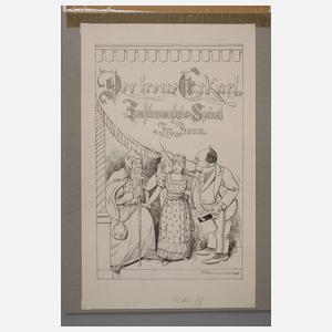 Joseph Hermannsdorfer, Konvolut Illustrationen