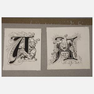 Joseph Hermannsdorfer, Konvolut Illustrationen