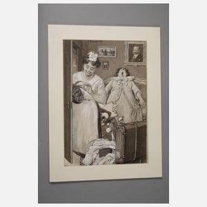 Emil Reinicke, Beim Aufwachen