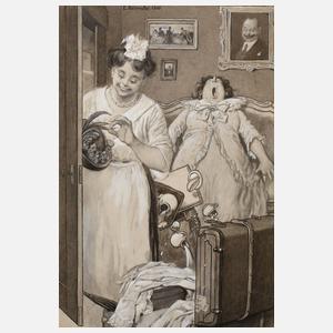 Emil Reinicke, Beim Aufwachen