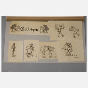 August Roeseler, Konvolut Illustrationen