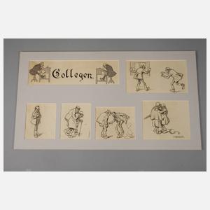 August Roeseler, Konvolut Illustrationen