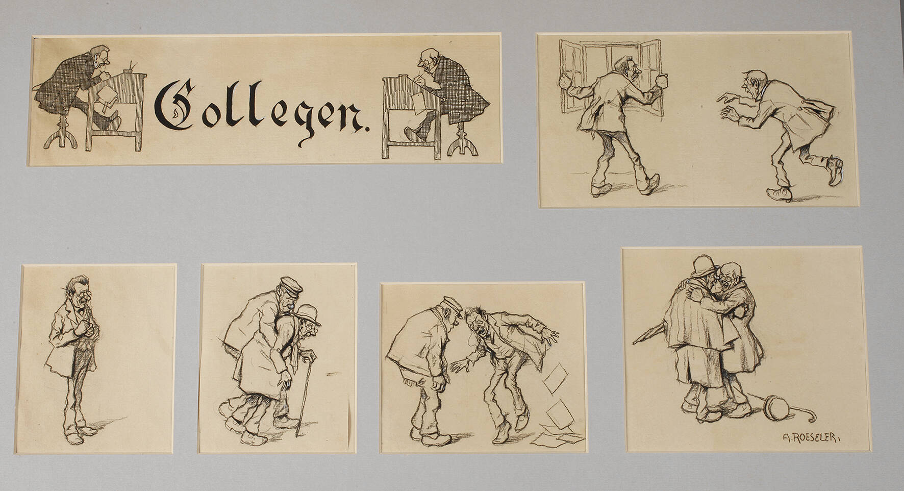 August Roeseler, Konvolut Illustrationen