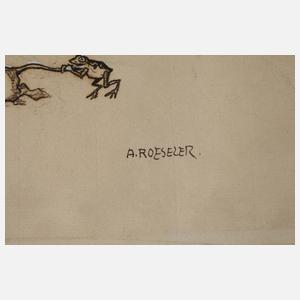 August Roeseler, zu "Oh diese Dackel"