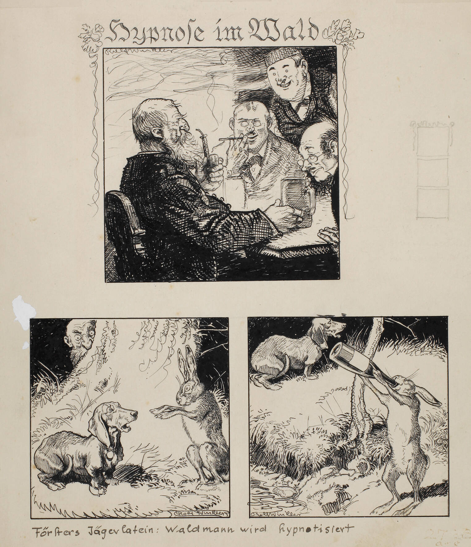 Rolf Winkler "Hypnose im Wald"