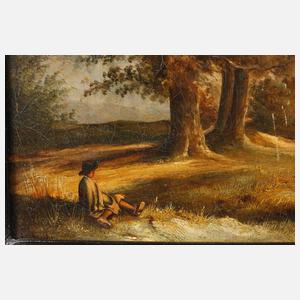 Christian Friedrich Gille, attr., Berglandschaft