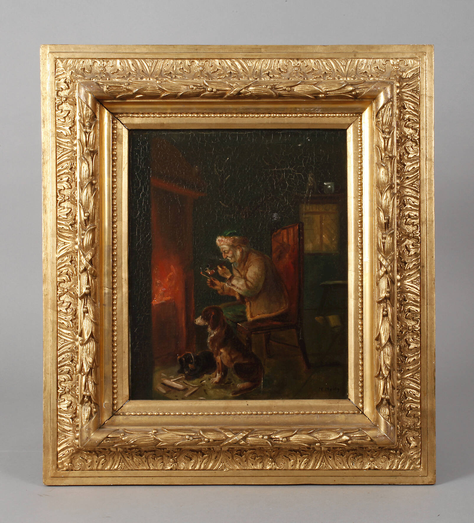 Meno Mühlig, Am Kamin