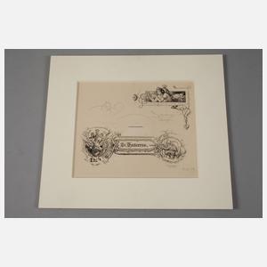 Prof. Hermann Vogel, Illustrationsentwurf